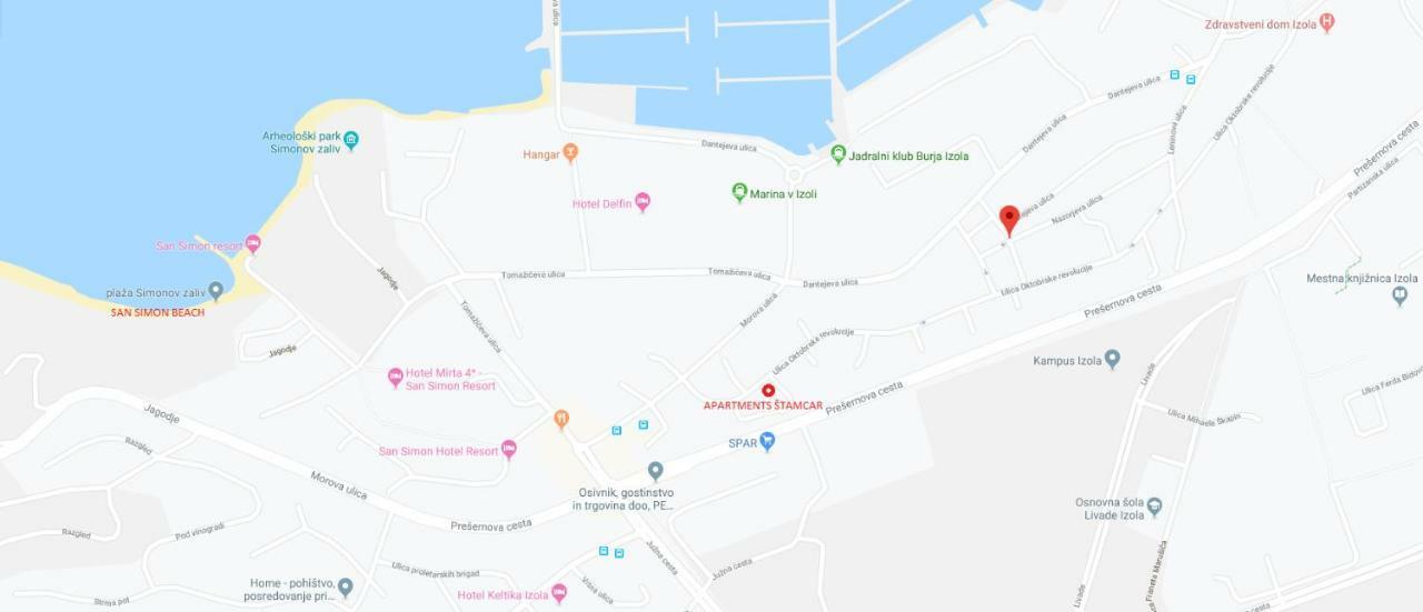 Apartmaji Stamcar 이졸라 외부 사진
